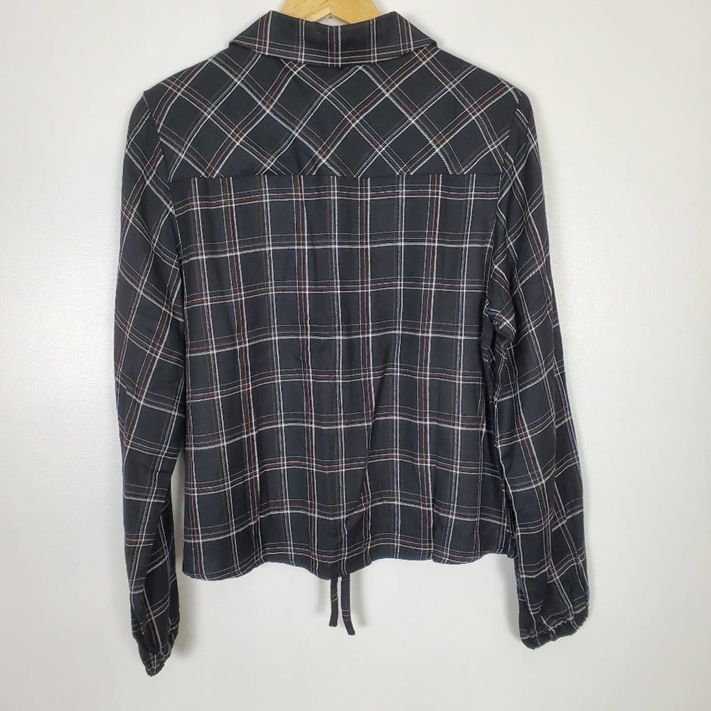 Sanctuary | NWT Plaid knot front top - Picture 5 of 6